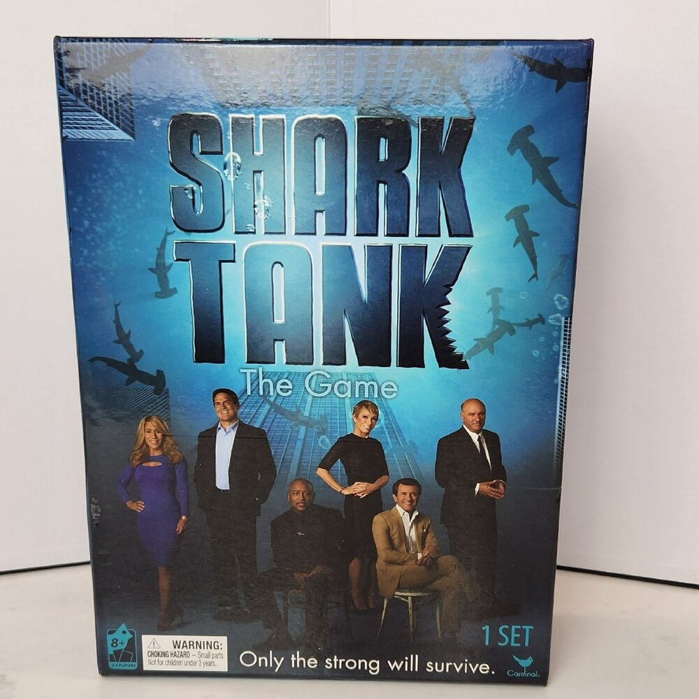 Shark Tank The Game by Spinmaster Cardinal Industries New Open Box 8+ 2-4 player